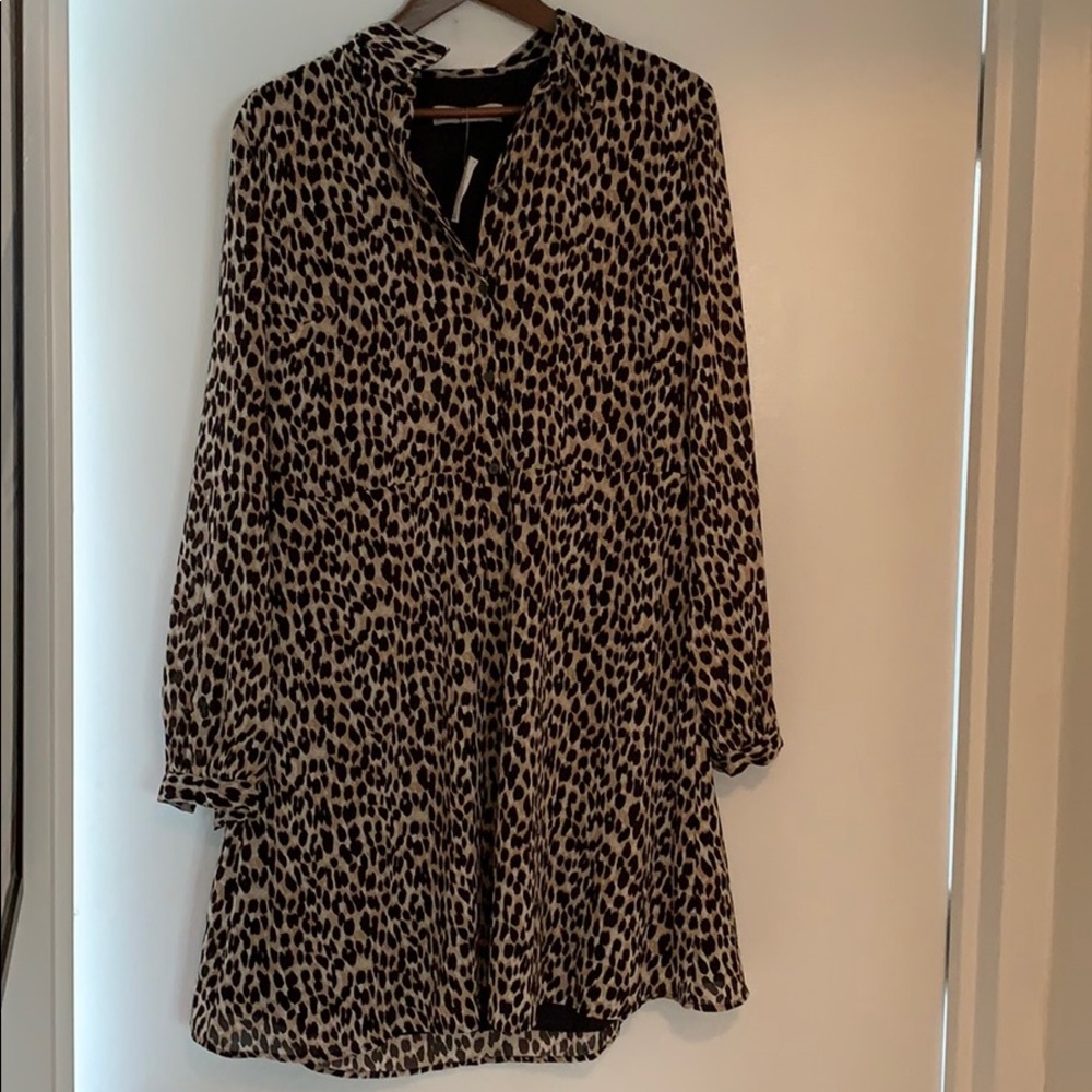 Loft cheetah dress
